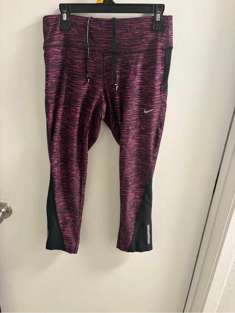 Nike Fast Dri FIT Girls Space Dye Running Leggings Athleisure S